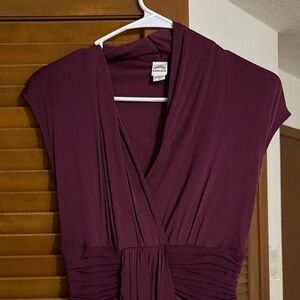 Signature by Sangria Plum Maxi Dress